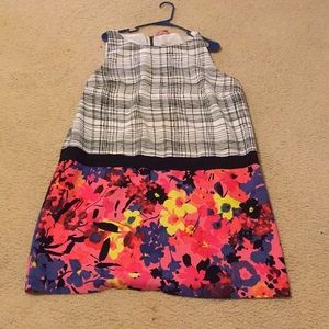 Strip and floral dress